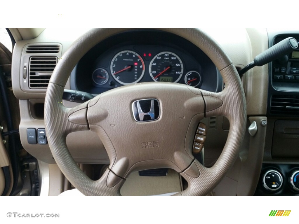 2004 CR-V EX 4WD - Mojave Mist Metallic / Saddle photo #24