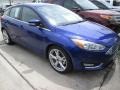 Performance Blue 2015 Ford Focus Titanium Hatchback