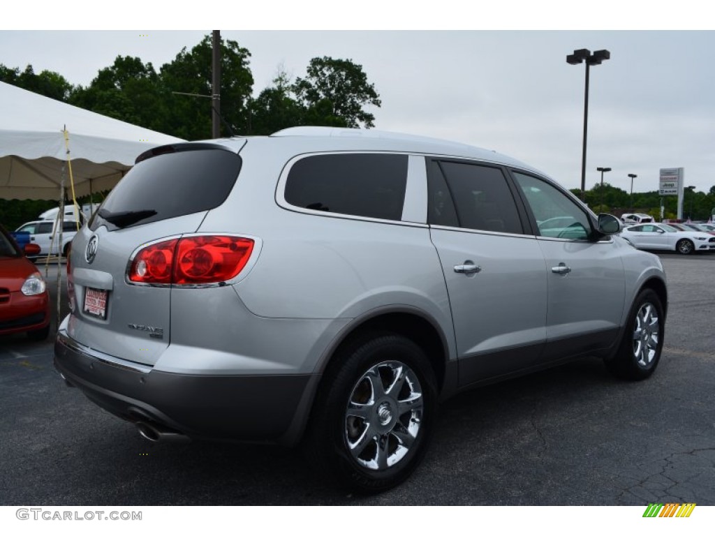 2010 Enclave CXL AWD - Quicksilver Metallic / Titanium/Dark Titanium photo #3