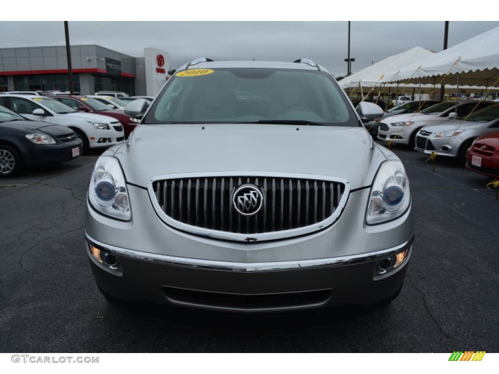 2010 Enclave CXL AWD - Quicksilver Metallic / Titanium/Dark Titanium photo #32