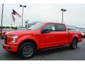 2015 Race Red Ford F150 XLT SuperCrew  photo #3