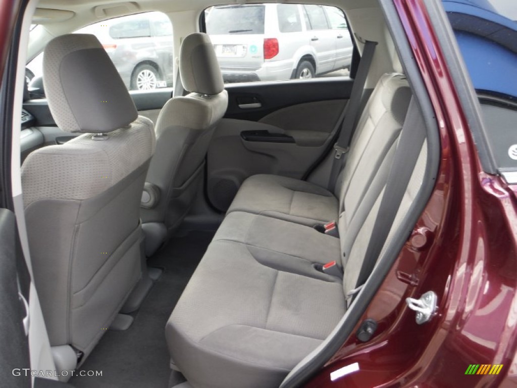 2012 CR-V EX 4WD - Basque Red Pearl II / Beige photo #20