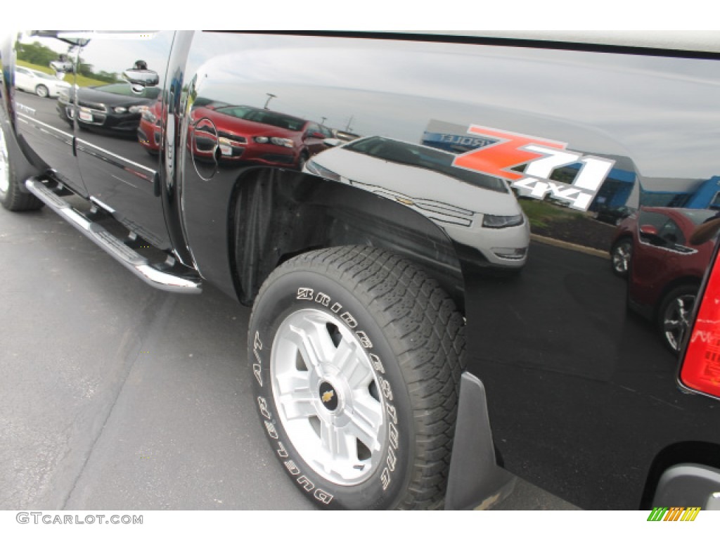 2013 Silverado 1500 LTZ Crew Cab 4x4 - Black / Ebony photo #4