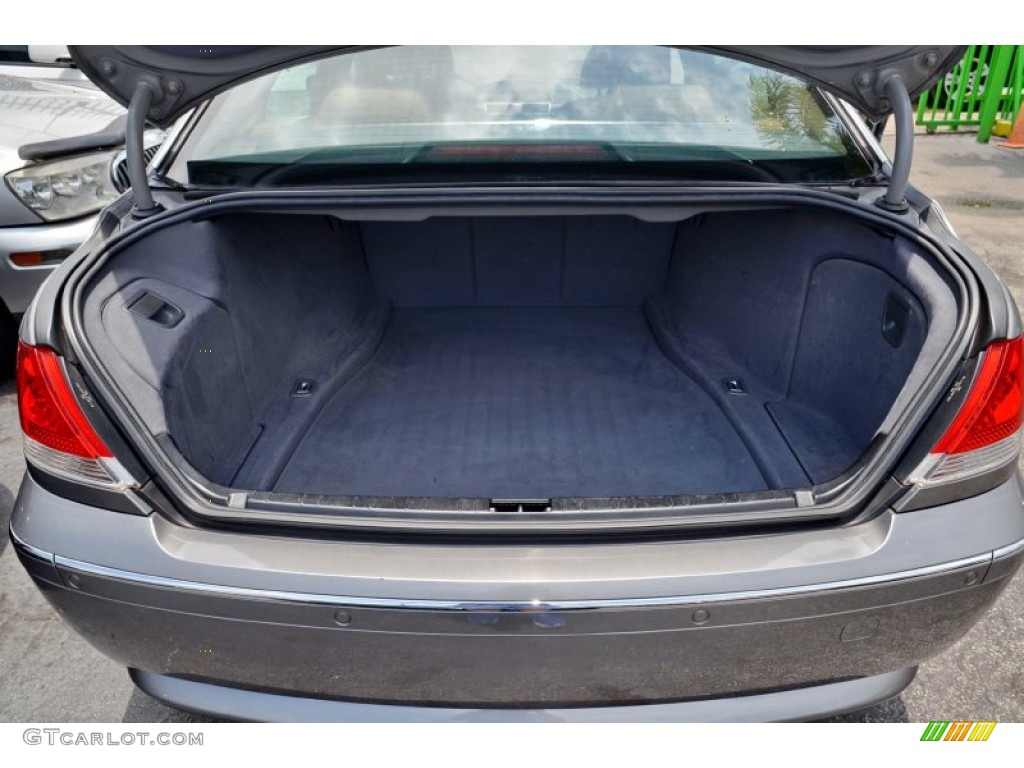 2003 7 Series 745Li Sedan - Sterling Grey Metallic / Dark Beige/Beige III photo #32