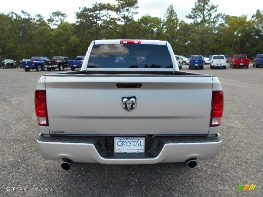 2014 1500 Express Crew Cab - Bright Silver Metallic / Black/Diesel Gray photo #7