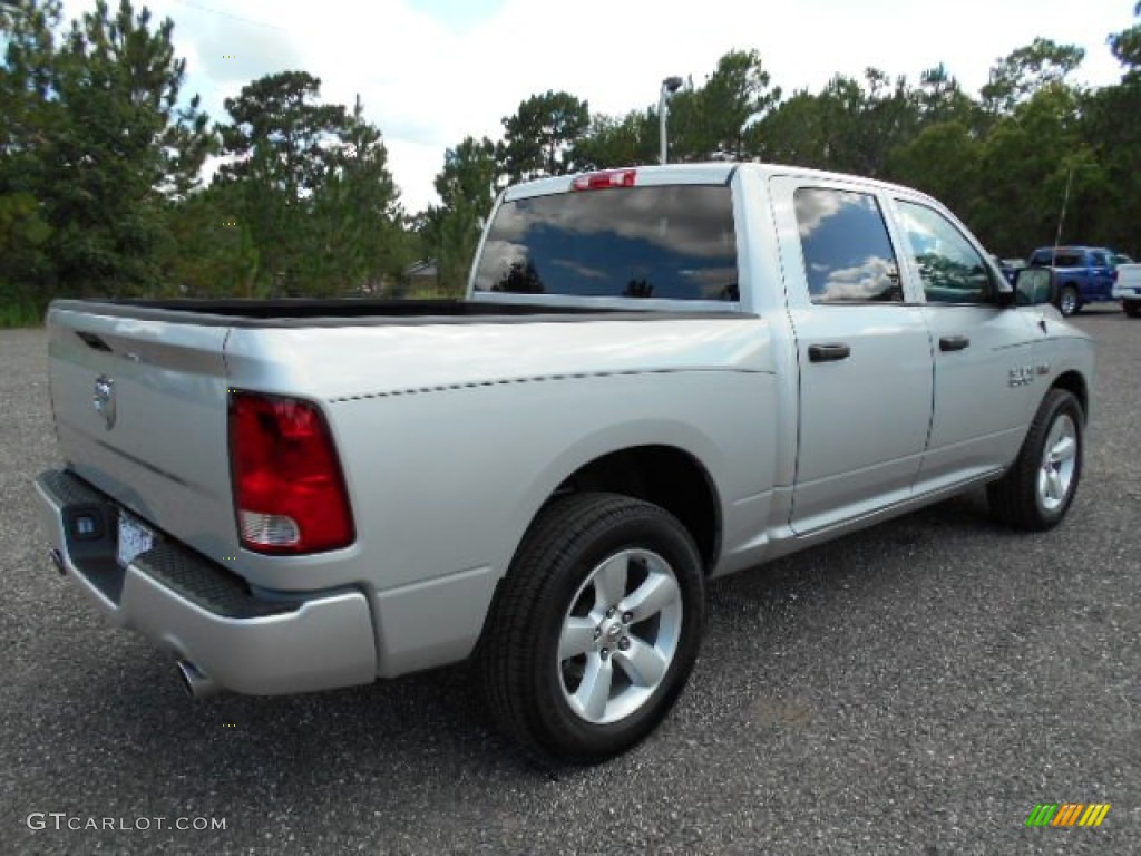 2014 1500 Express Crew Cab - Bright Silver Metallic / Black/Diesel Gray photo #8