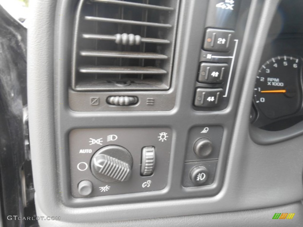 2005 Sierra 2500HD SLT Crew Cab 4x4 - Onyx Black / Dark Pewter photo #11