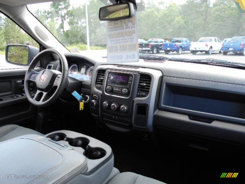 2014 1500 Express Crew Cab - Bright Silver Metallic / Black/Diesel Gray photo #11