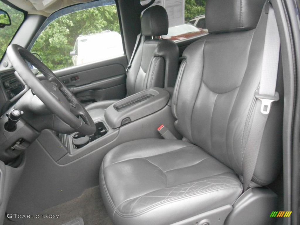 2005 Sierra 2500HD SLT Crew Cab 4x4 - Onyx Black / Dark Pewter photo #15