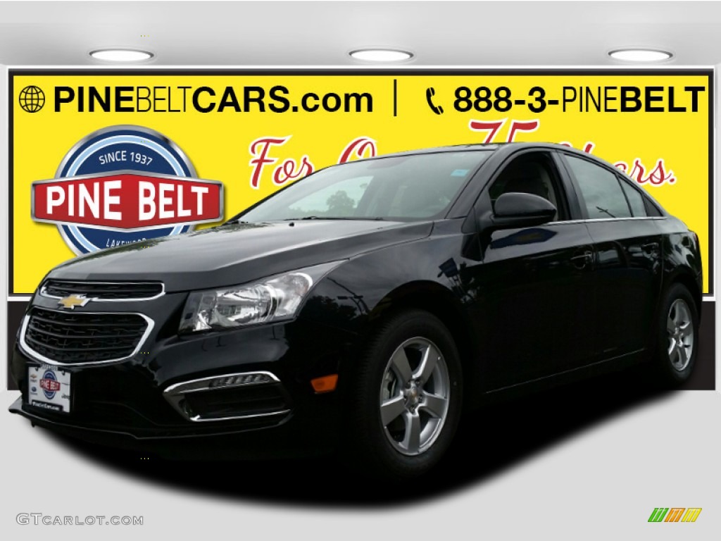 2015 Cruze LT - Black Granite Metallic / Jet Black/Medium Titanium photo #1