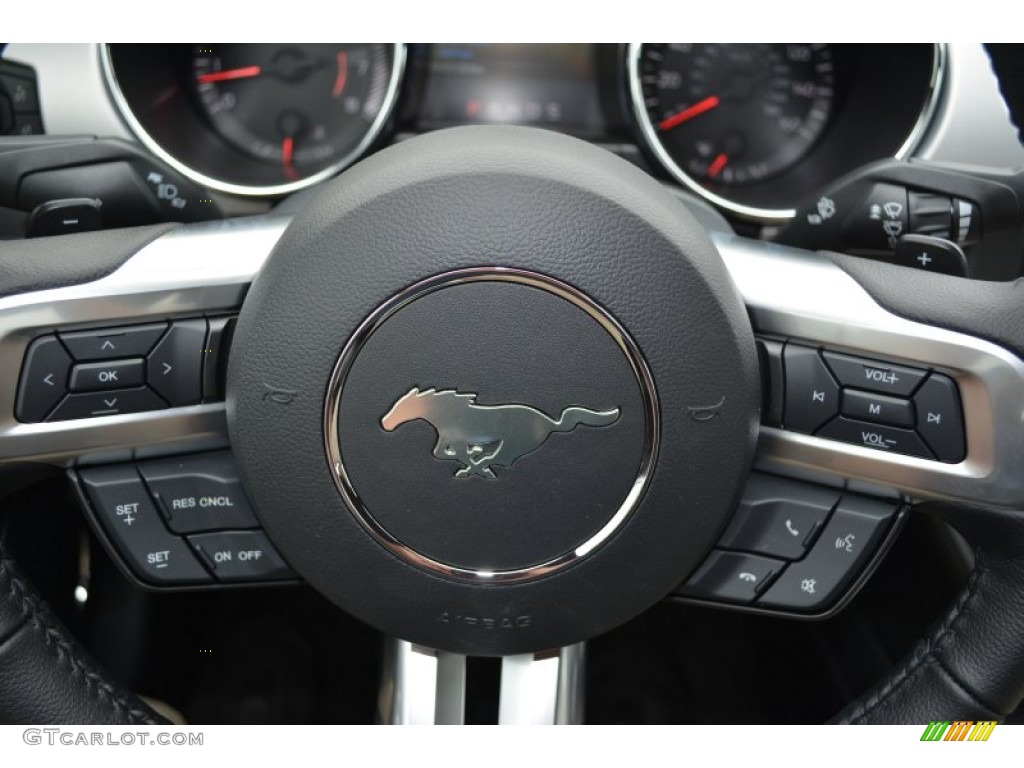 2015 Mustang GT Premium Coupe - Black / Ceramic photo #18