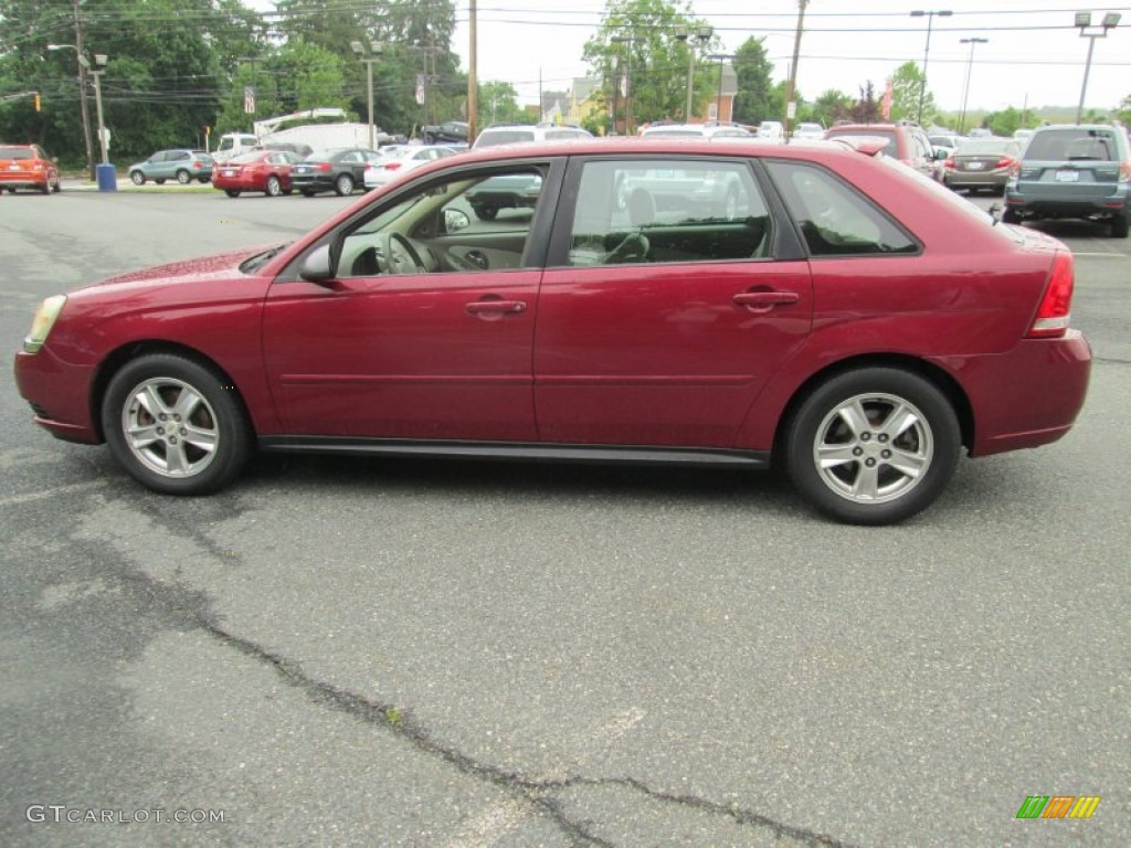 2005 Malibu Maxx LS Wagon - Sport Red Metallic / Neutral Beige photo #9