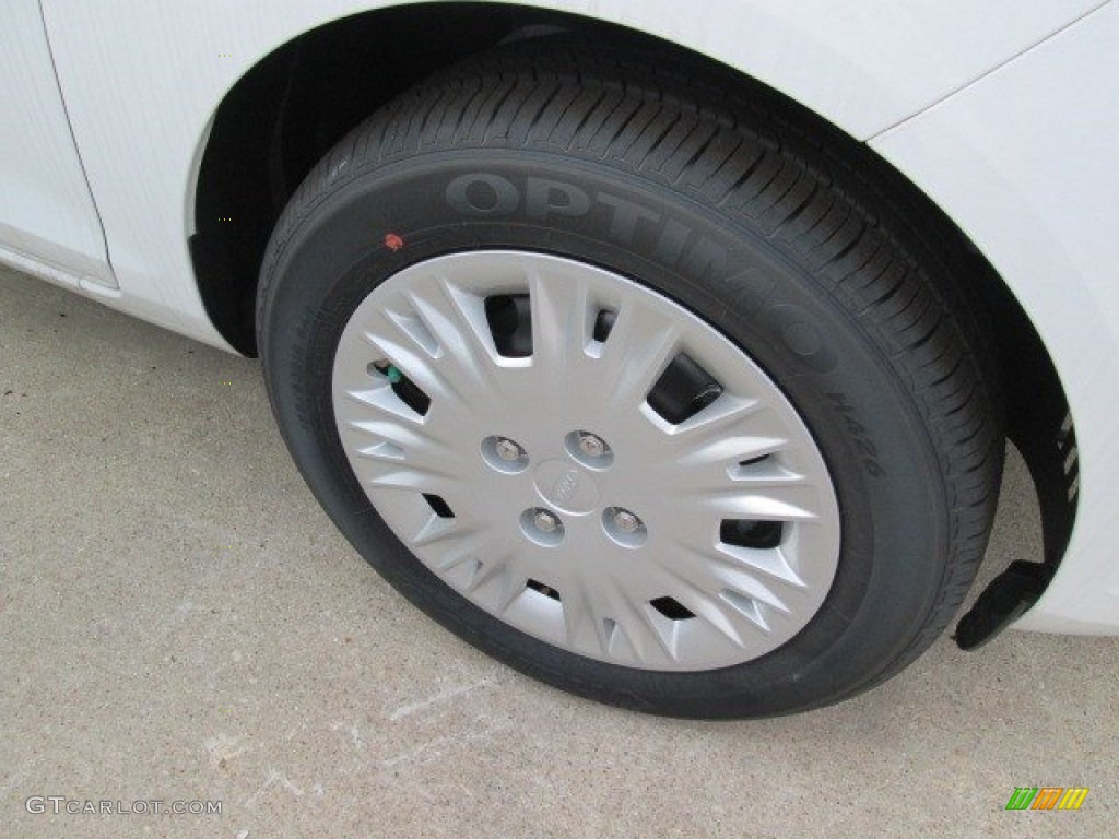 2015 Fiesta S Sedan - Oxford White / Charcoal Black photo #3