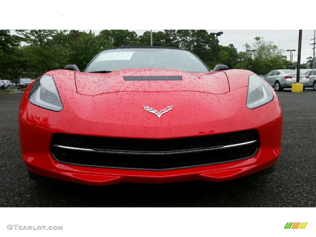 2015 Corvette Stingray Convertible - Torch Red / Adrenaline Red photo #2