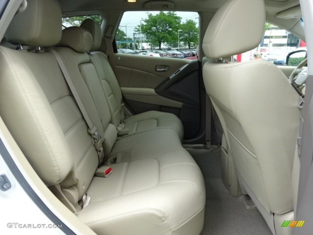 2012 Murano SL AWD - Pearl White / Beige photo #16