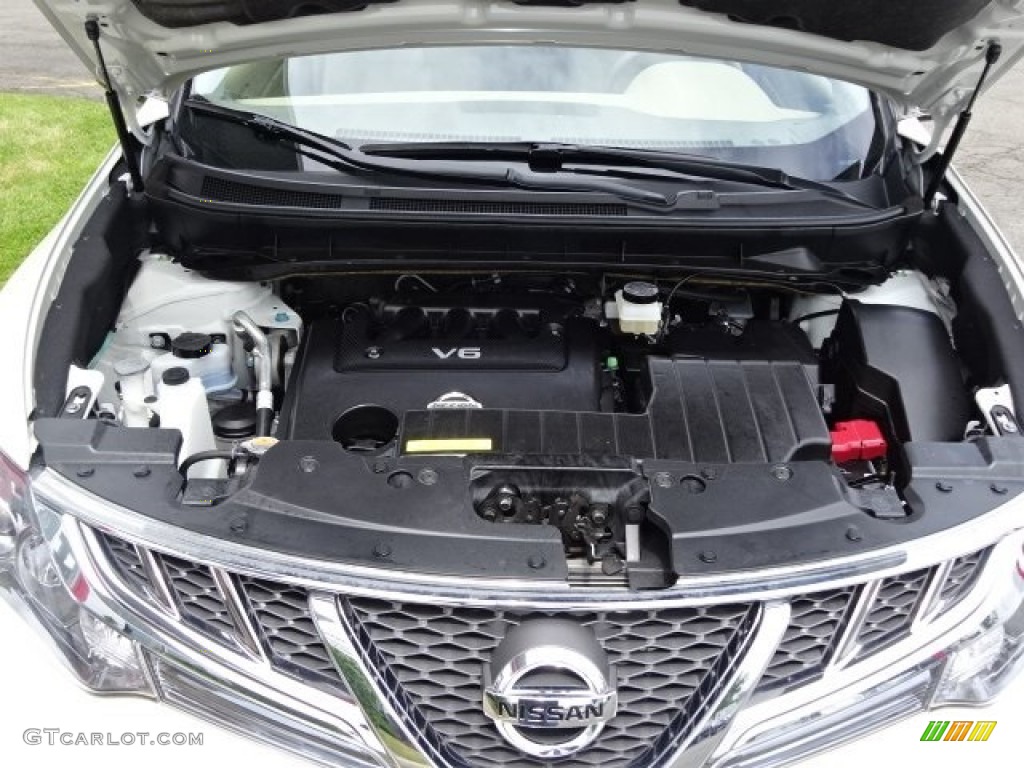 2012 Murano SL AWD - Pearl White / Beige photo #24