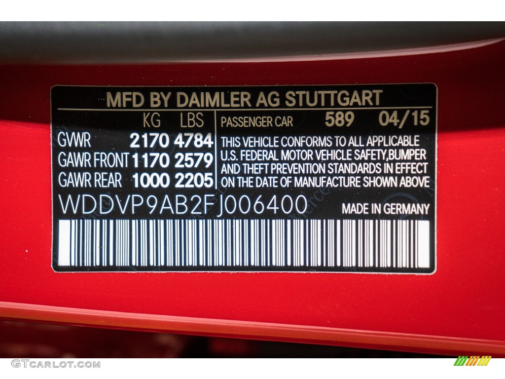 2015 B Color Code 589 for Jupiter Red Photo #104528740