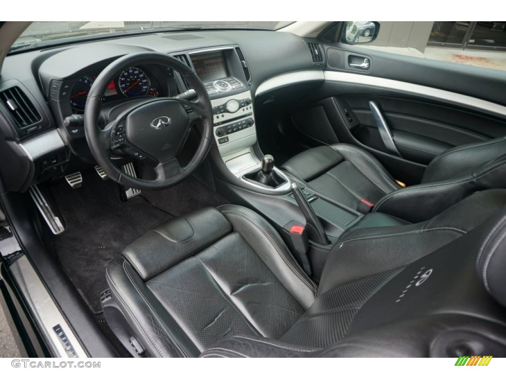 Graphite Interior 2008 Infiniti G 37 S Sport Coupe Photo #104530051