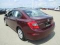 Crimson Pearl - Civic LX Sedan Photo No. 16