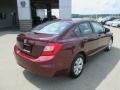 Crimson Pearl - Civic LX Sedan Photo No. 17