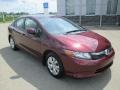 Crimson Pearl - Civic LX Sedan Photo No. 18