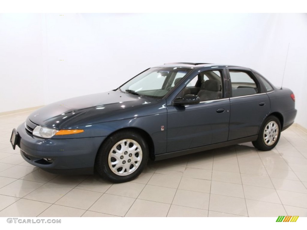 2002 L Series L200 Sedan - Medium Blue / Gray photo #3