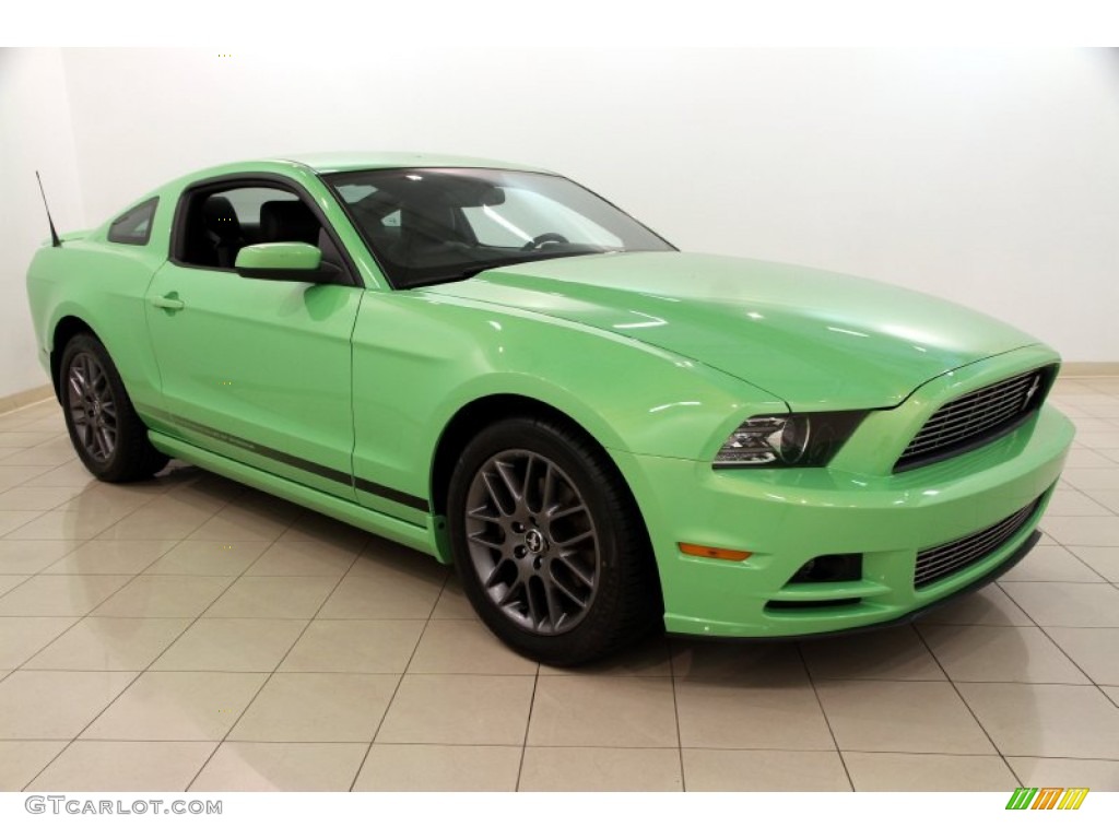 2014 Mustang V6 Mustang Club of America Edition Coupe - Gotta Have it Green / Charcoal Black photo #1