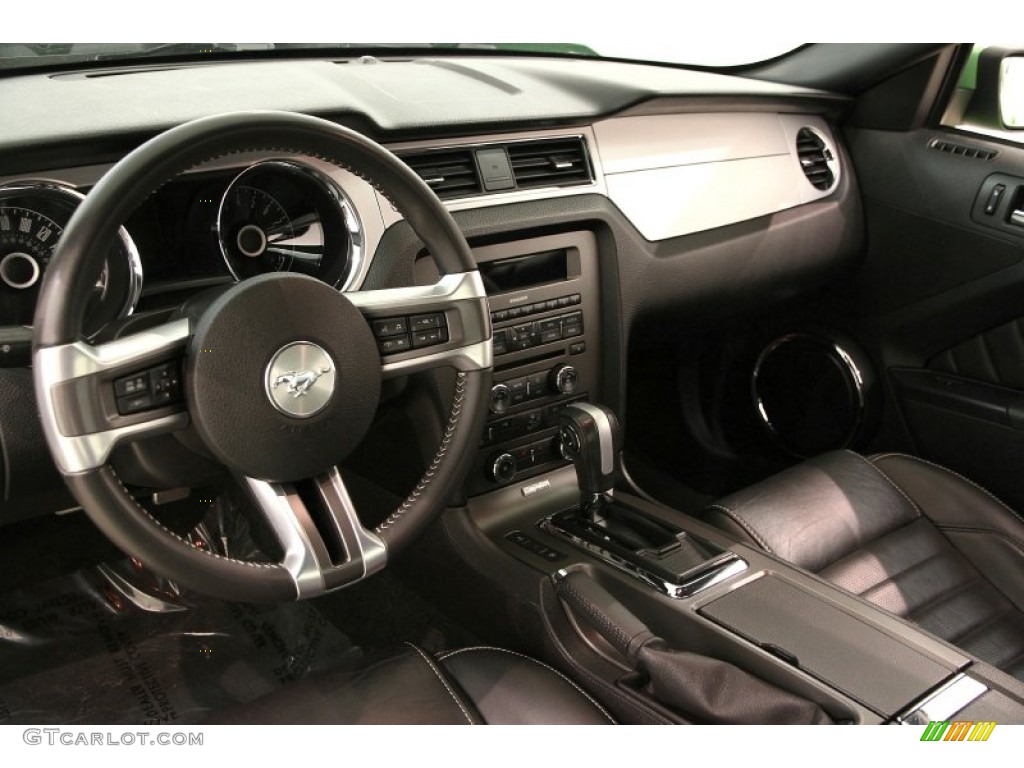 2014 Ford Mustang V6 Mustang Club of America Edition Coupe Charcoal Black Dashboard Photo #104533300