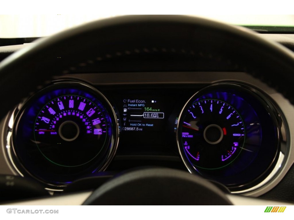 2014 Ford Mustang V6 Mustang Club of America Edition Coupe Gauges Photo #104533327