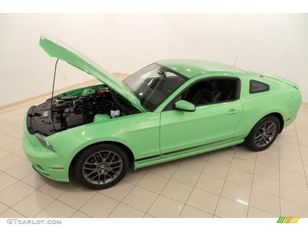 2014 Mustang V6 Mustang Club of America Edition Coupe - Gotta Have it Green / Charcoal Black photo #24