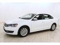 2015 Candy White Volkswagen Passat Wolfsburg Edition Sedan  photo #3