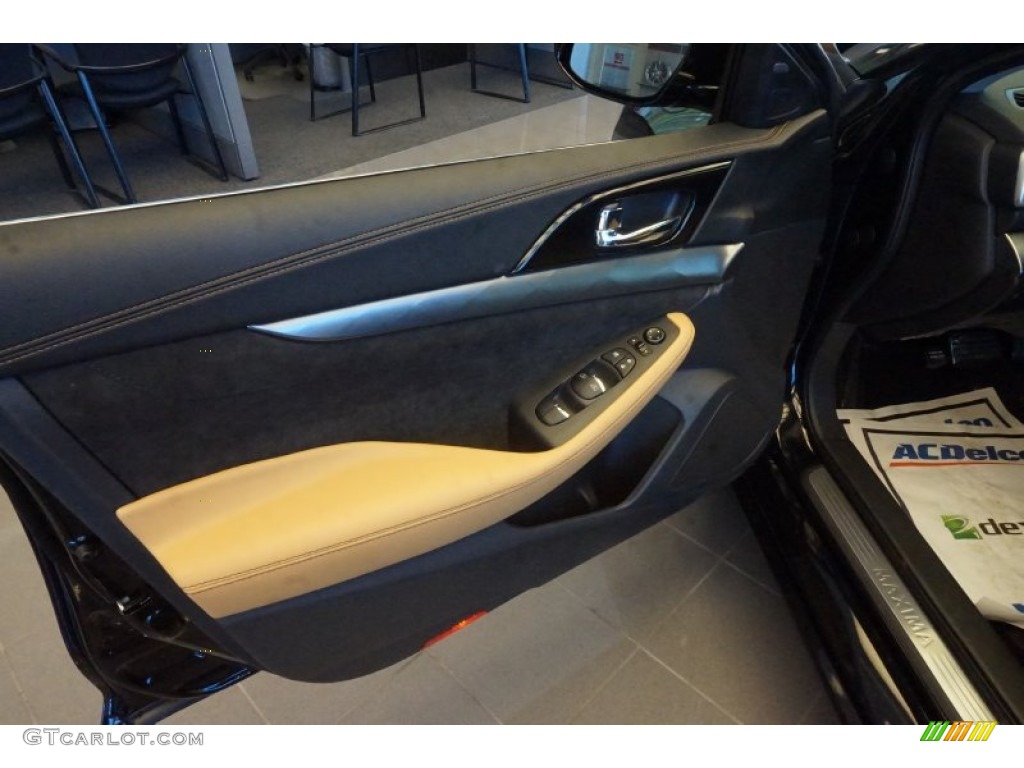 2016 Nissan Maxima SR Camel Door Panel Photo #104537011