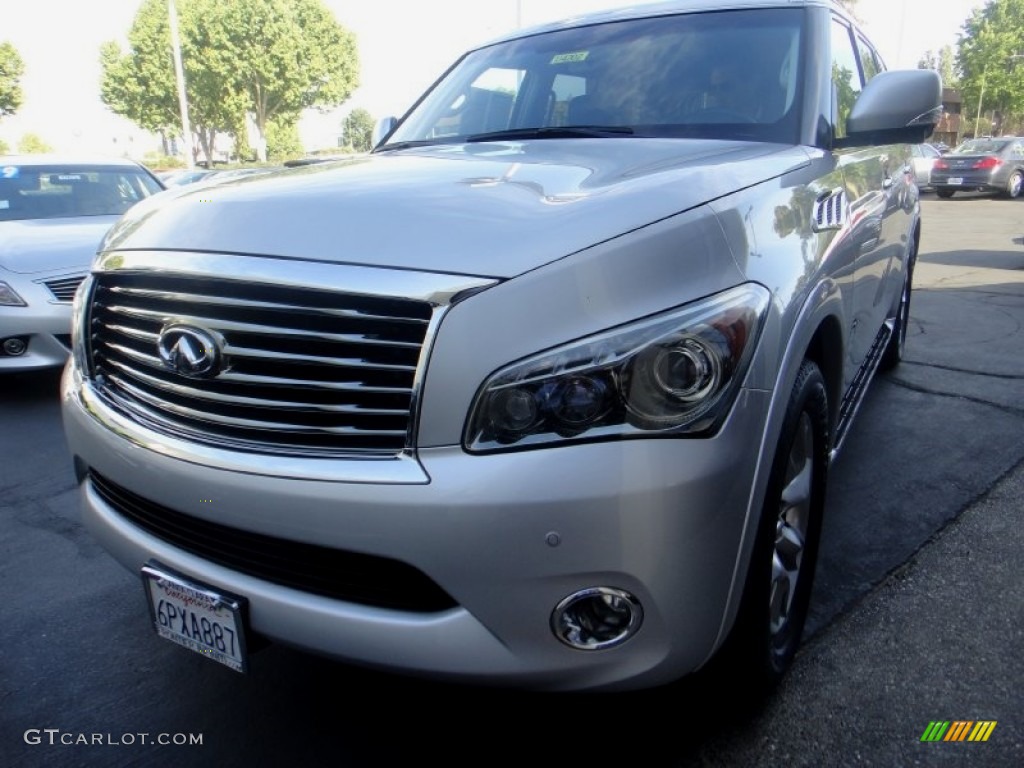 2011 QX 56 4WD - Liquid Platinum / Graphite photo #1