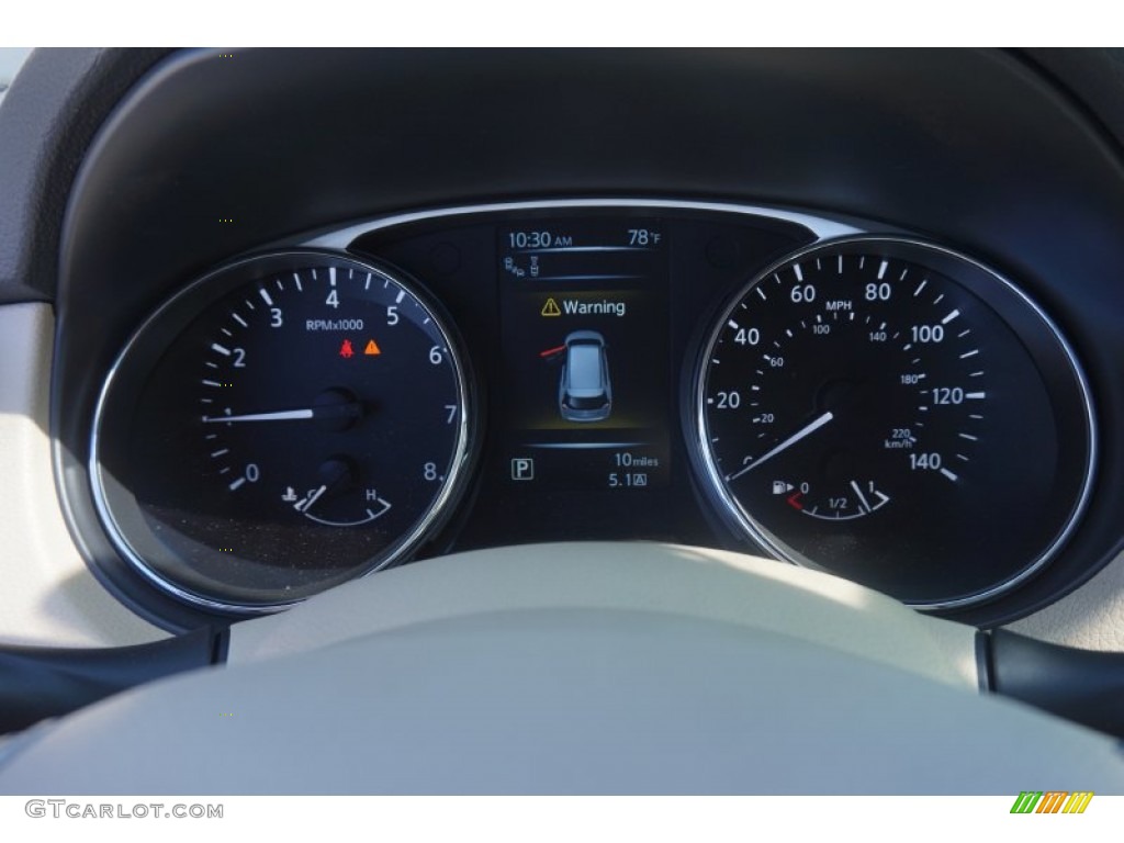 2015 Rogue SL - Pearl White / Almond photo #15