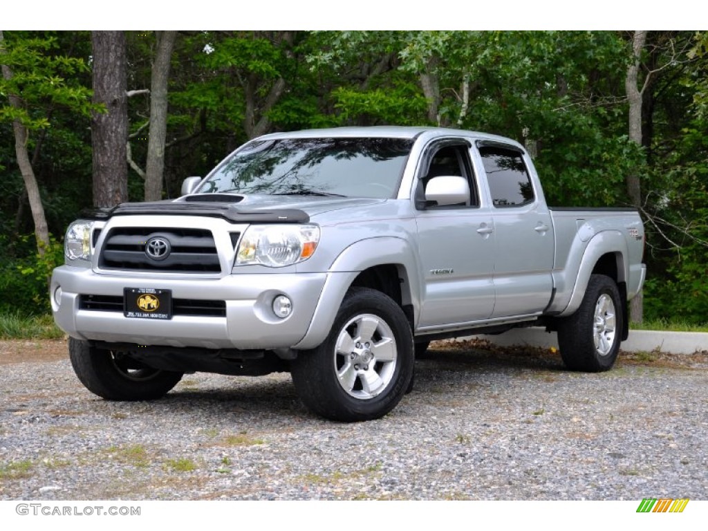 2007 Tacoma V6 PreRunner Double Cab - Silver Streak Mica / Graphite Gray photo #1