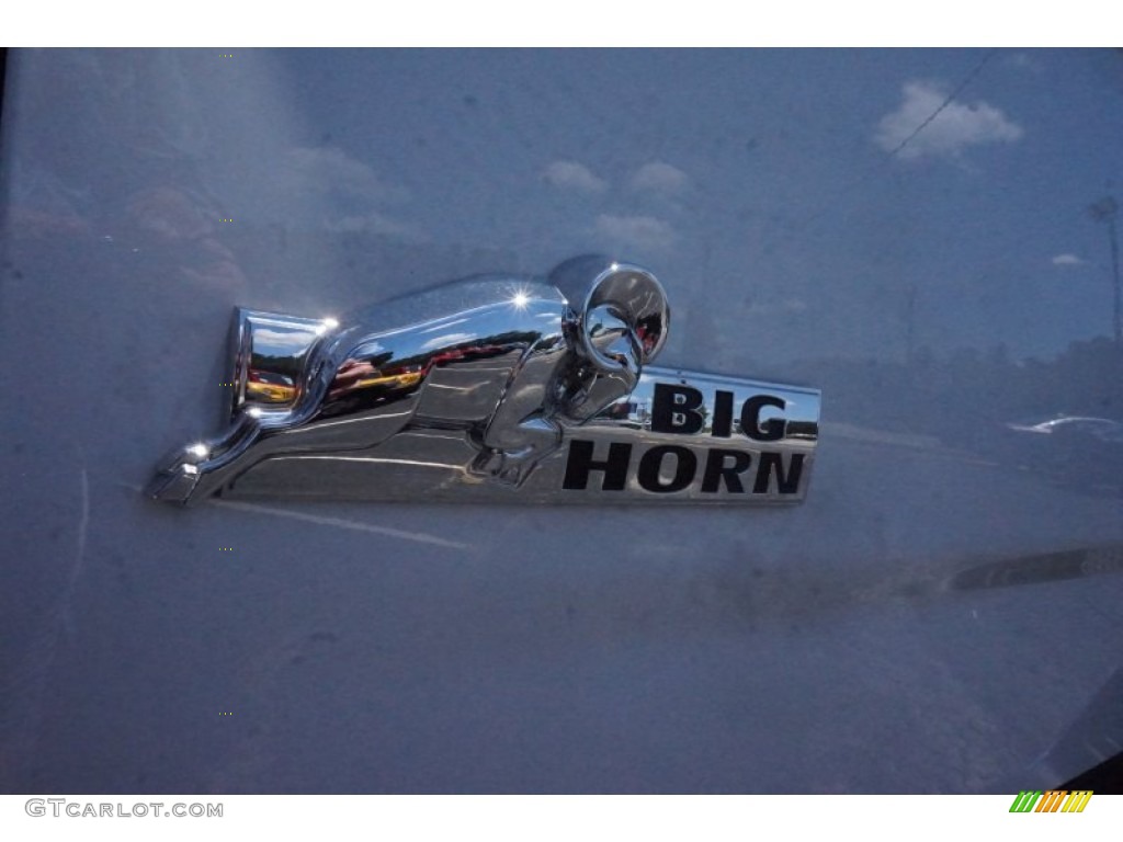 2014 1500 Big Horn Quad Cab - Bright White / Black/Diesel Gray photo #15