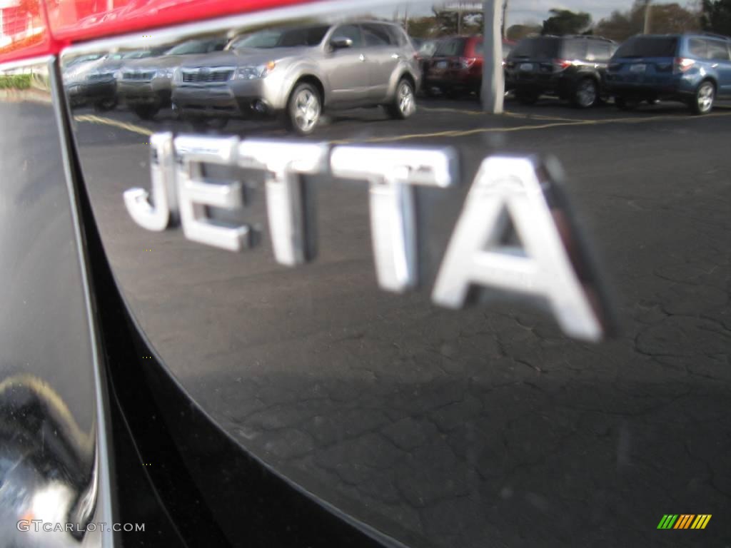 2007 Jetta 2.5 Sedan - Black / Anthracite photo #20