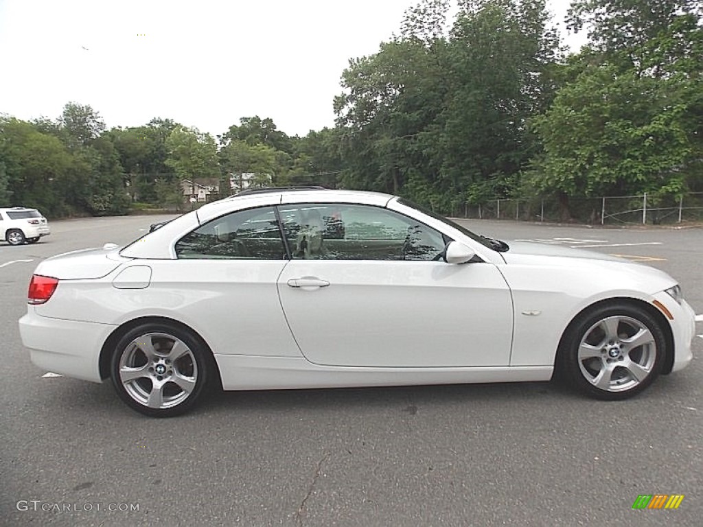 2009 3 Series 328i Convertible - Alpine White / Cream Beige Dakota Leather photo #6