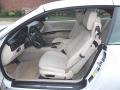 2009 BMW 3 Series Cream Beige Dakota Leather Interior Front Seat Photo