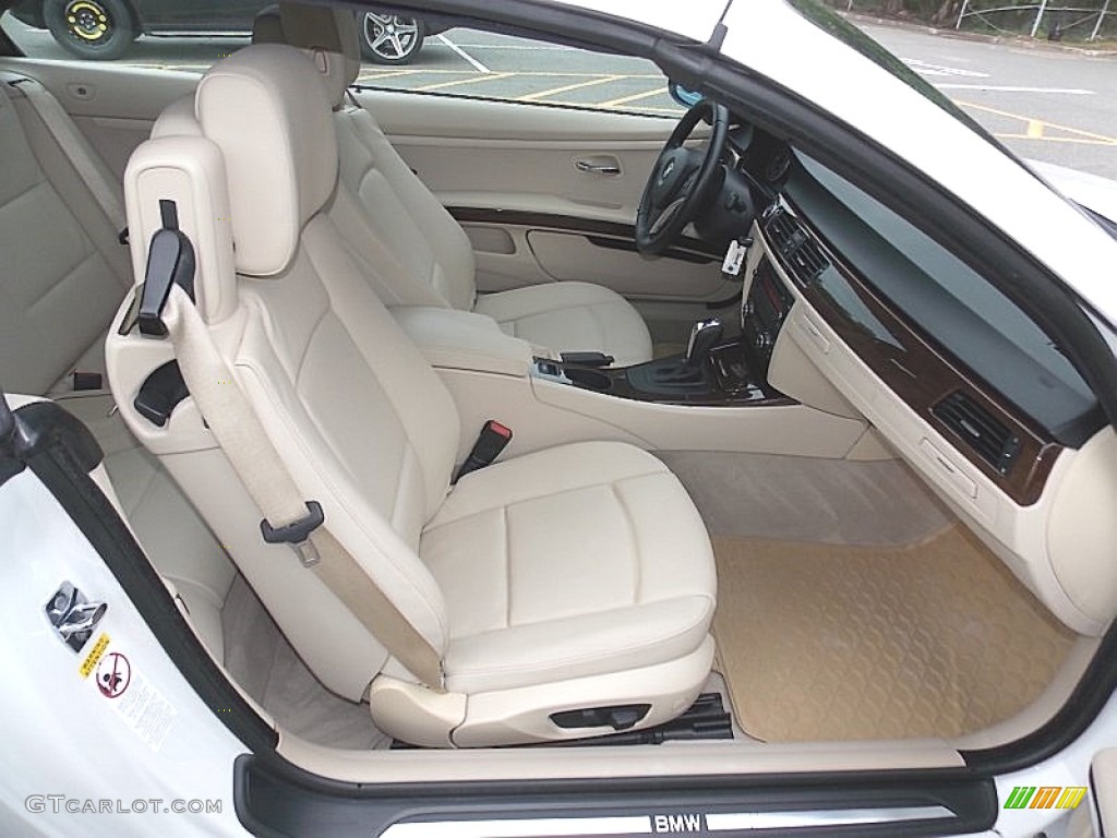 2009 3 Series 328i Convertible - Alpine White / Cream Beige Dakota Leather photo #17