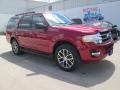 2015 Ruby Red Metallic Ford Expedition XLT  photo #2