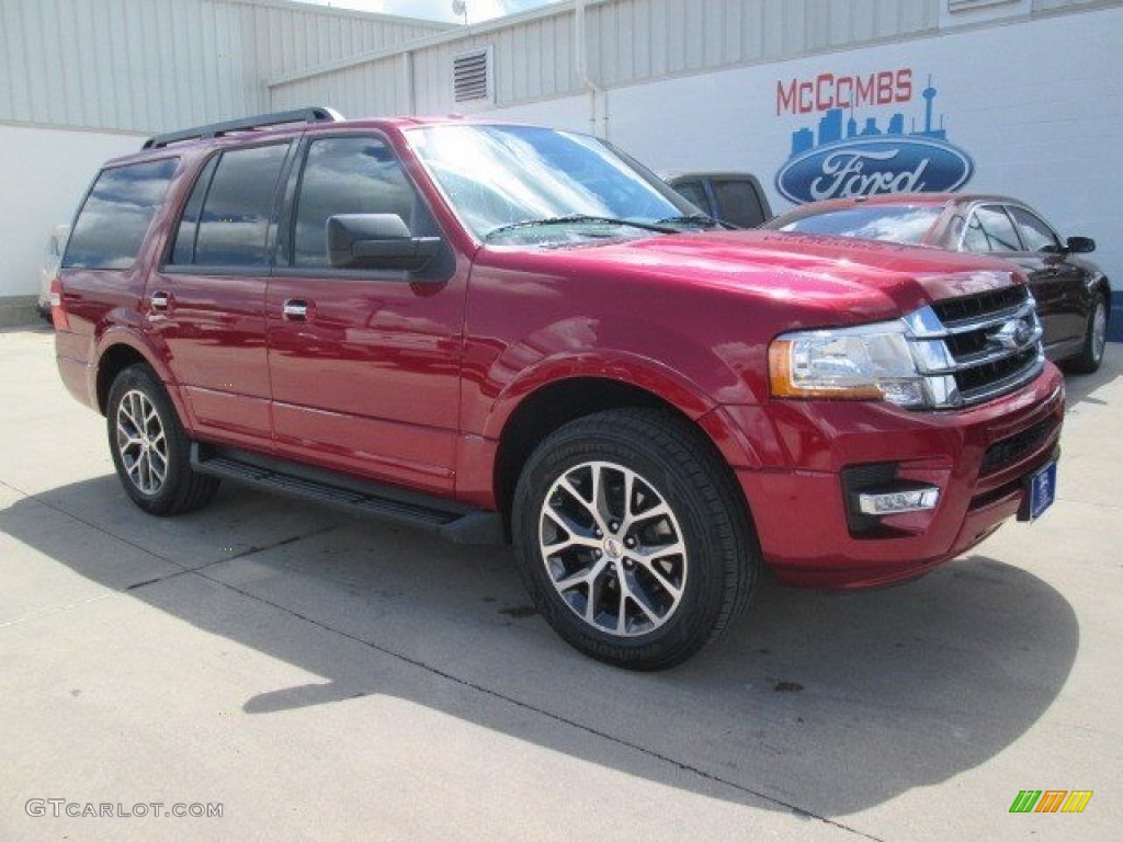 2015 Expedition XLT - Ruby Red Metallic / Ebony photo #49