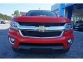 2015 Red Hot Chevrolet Colorado LT Extended Cab  photo #2