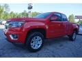 2015 Red Hot Chevrolet Colorado LT Extended Cab  photo #3