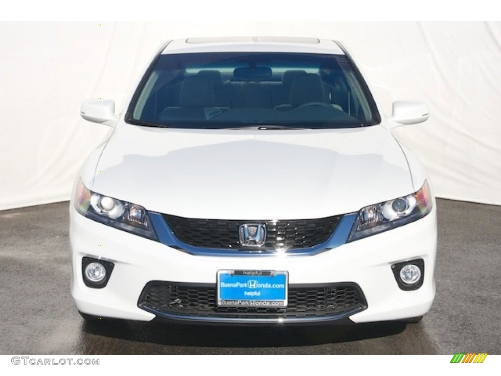 2015 Accord EX Coupe - White Orchid Pearl / Ivory photo #2