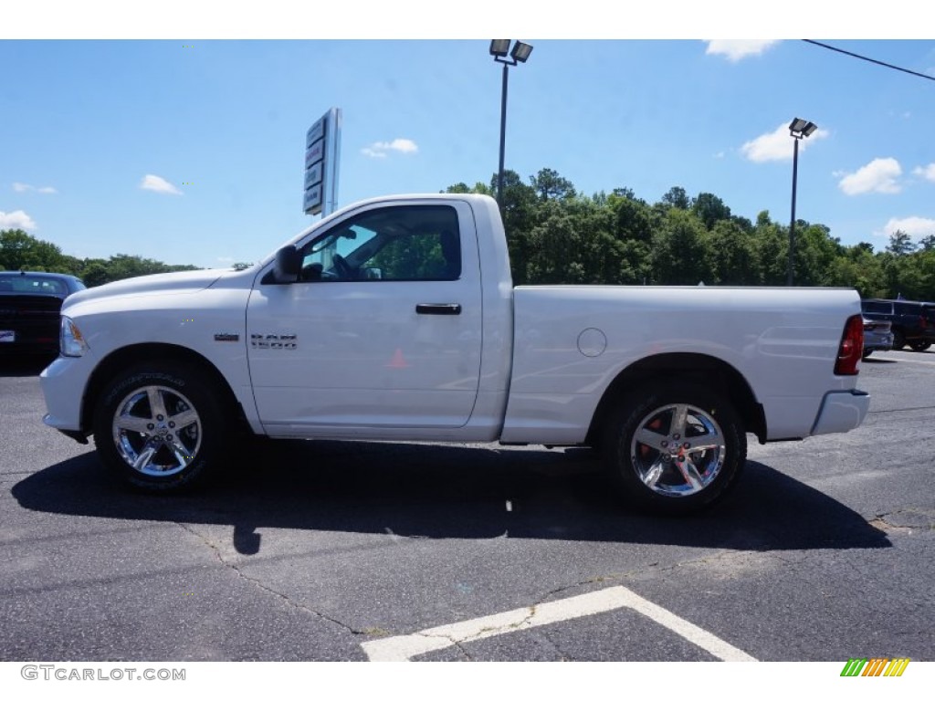 2015 1500 Express Regular Cab - Bright White / Black/Diesel Gray photo #4