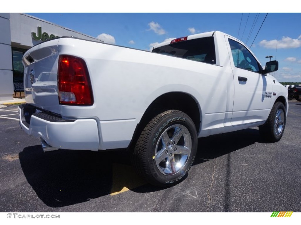 2015 1500 Express Regular Cab - Bright White / Black/Diesel Gray photo #7