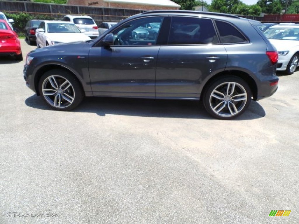 2015 SQ5 Premium Plus 3.0 TFSI quattro - Daytona Gray Metallic / Black/Magma Red photo #4