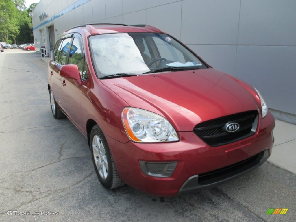 2007 Rondo LX - Volcanic Red / Beige photo #13