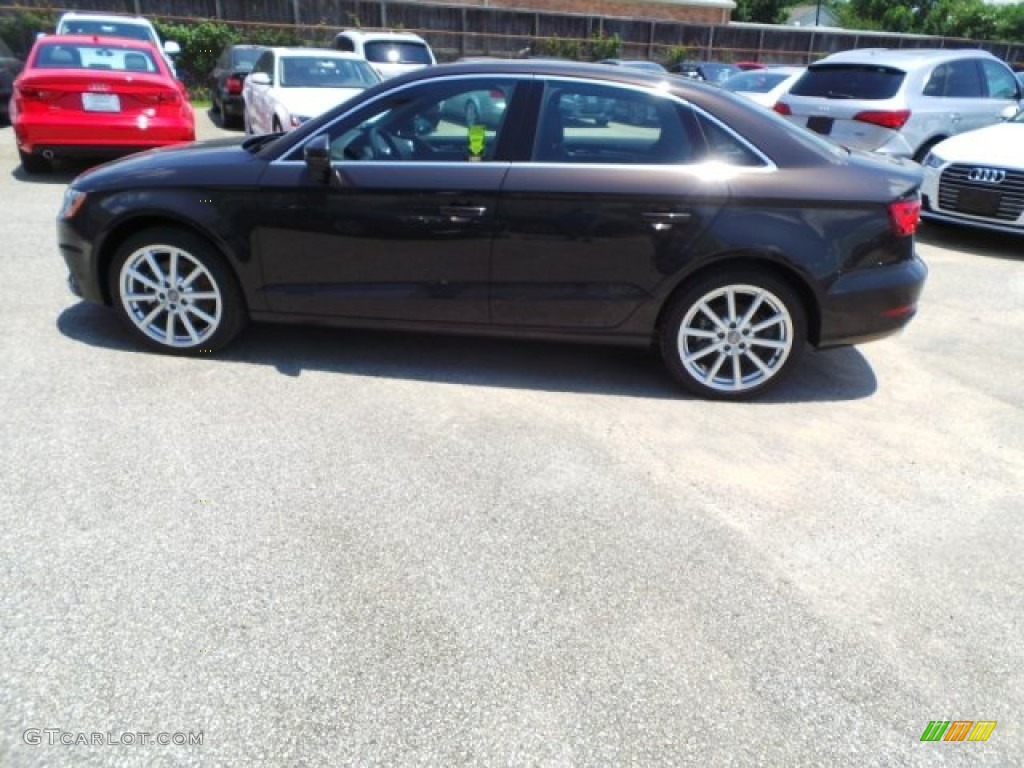 2015 A3 2.0 Premium Plus quattro - Beluga Brown Metallic / Black photo #4
